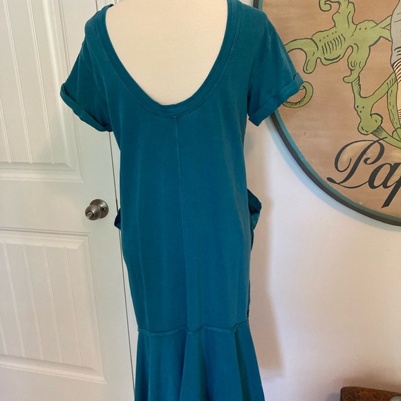 Aqua dress from Anthropologie brand Saturday Sunday - Picture 6 of 8